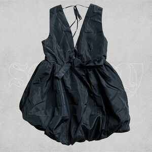 Cider Black Bubble Dress